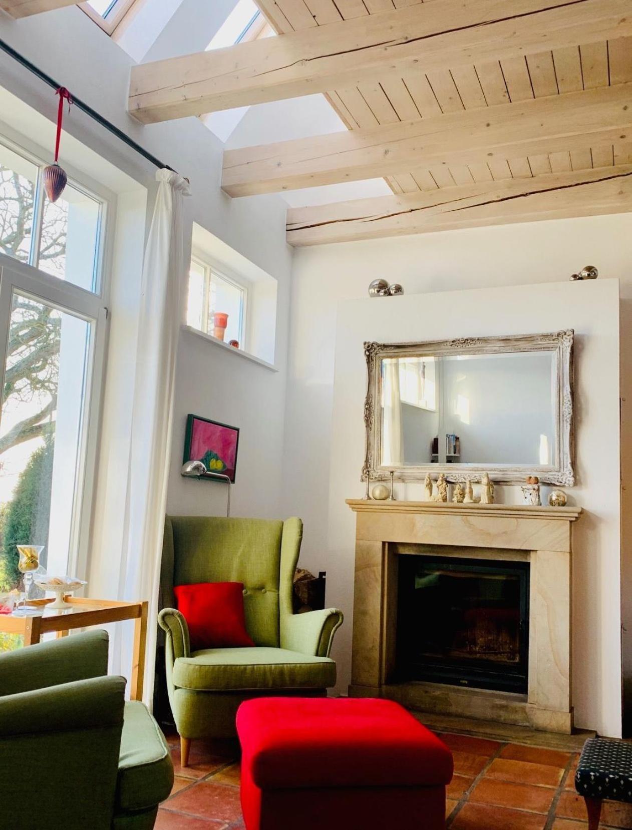 Landhaus Einer Malerin Poseritz Kamer foto